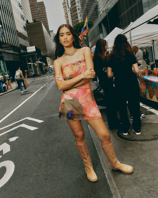 STEVE MADDEN RIGGS WOMEN BOOTS - Banana Leather