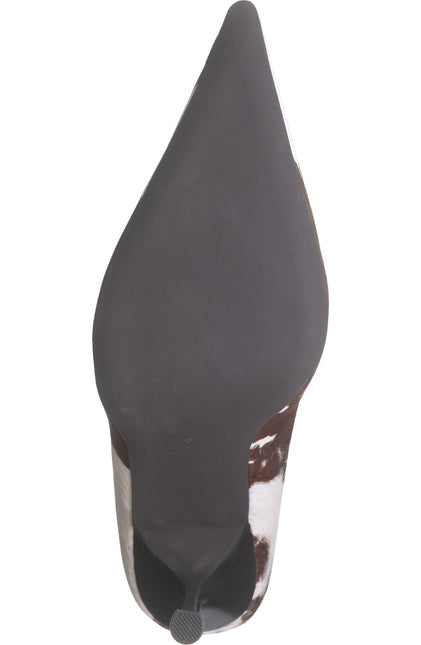 JEFFREY CAMPBELL RISKTAKE-F WOMEN HEELS Brown White Cow