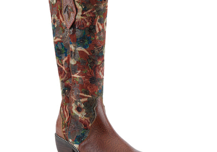 L'ARTISTE RODEOQUEEN-VIV WOMEN BOOTS  - Brown Multi