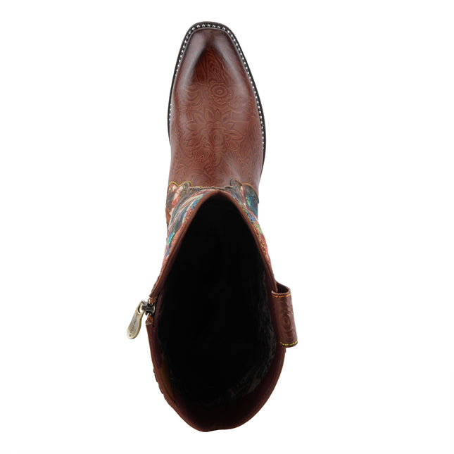 L'ARTISTE RODEOQUEEN-VIV WOMEN BOOTS  - Brown Multi