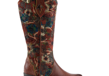 L'ARTISTE RODEOQUEEN-VIV WOMEN BOOTS  - Brown Multi