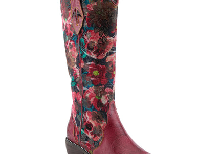 L'ARTISTE RODEOQUEEN-VIV WOMEN BOOTS  - Red Multi