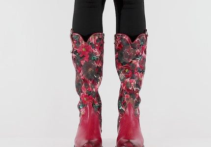 L'ARTISTE RODEOQUEEN-VIV WOMEN BOOTS  - Red Multi