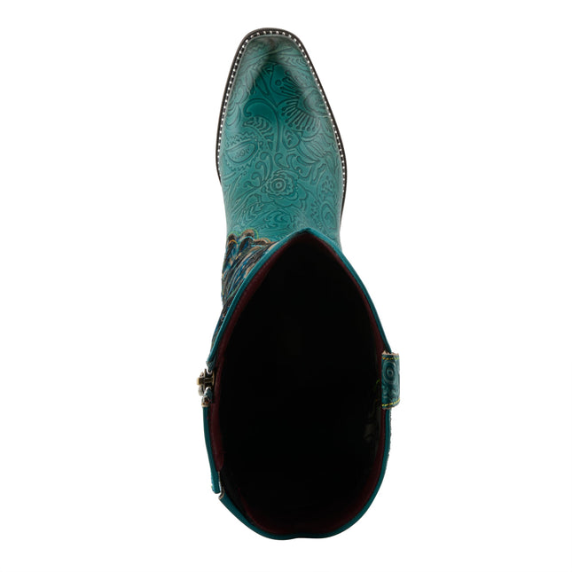 L'ARTISTE RODEOQUEEN-VIV WOMEN BOOTS  - Turquoise Multi