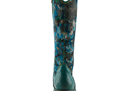 L'ARTISTE RODEOQUEEN-VIV WOMEN BOOTS  - Turquoise Multi