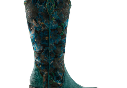 L'ARTISTE RODEOQUEEN-VIV WOMEN BOOTS  - Turquoise Multi