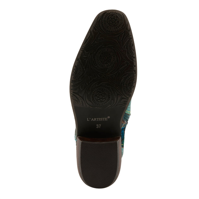 L'ARTISTE RODEOQUEEN-VIV WOMEN BOOTS  - Turquoise Multi