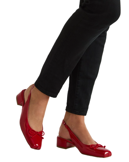 STEVE MADDEN LOVED WOMEN SLINGBACK - Red Crinkle