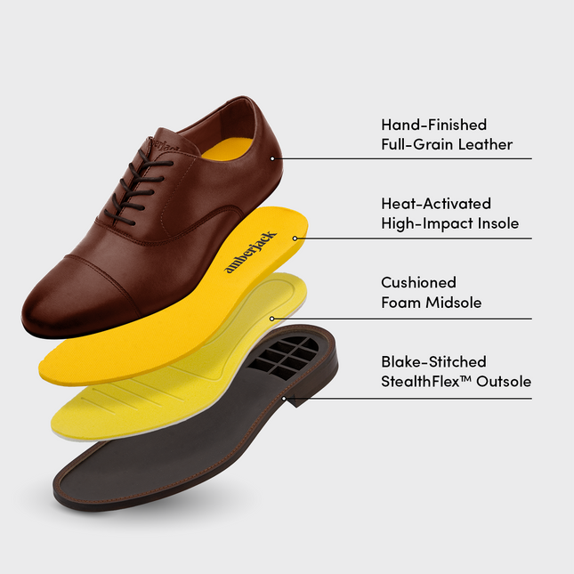 AMBERJACK THE REGENT  MEN SHOES - Chestnut