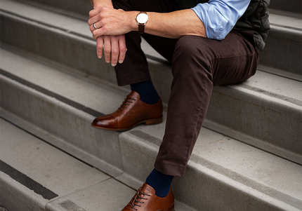 AMBERJACK THE REGENT  MEN SHOES - Chestnut