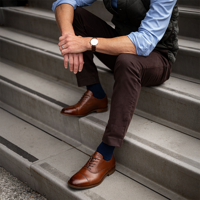 AMBERJACK THE REGENT  MEN SHOES - Chestnut