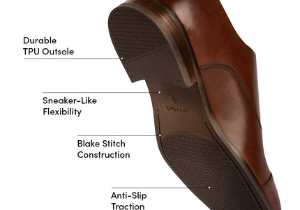 AMBERJACK THE REGENT  MEN SHOES - Chestnut