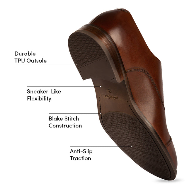 AMBERJACK THE REGENT  MEN SHOES - Chestnut