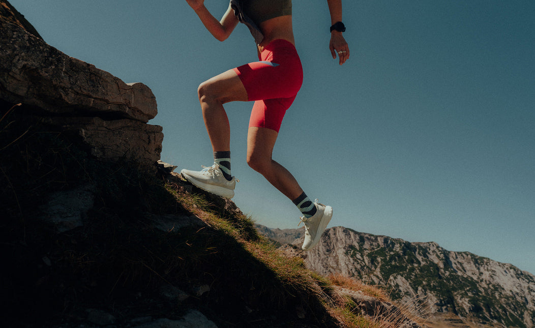 KEEN Women's Roam Trail Running Shoe Star White/Vapor - lifestyle