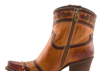L'ARTISTE SADDLEUP WOMEN BOOTS  - Camel Multi