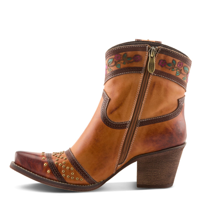 L'ARTISTE SADDLEUP WOMEN BOOTS  - Camel Multi