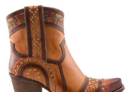 L'ARTISTE SADDLEUP WOMEN BOOTS  - Camel Multi