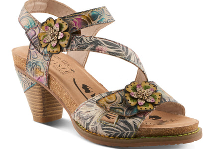 L'ARTISTE SHESFAB WOMEN SANDALS - Navy Multi