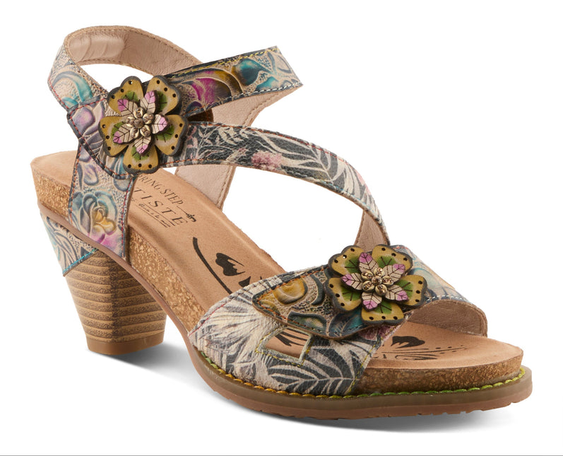 L'ARTISTE SHESFAB WOMEN SANDALS - Navy Multi