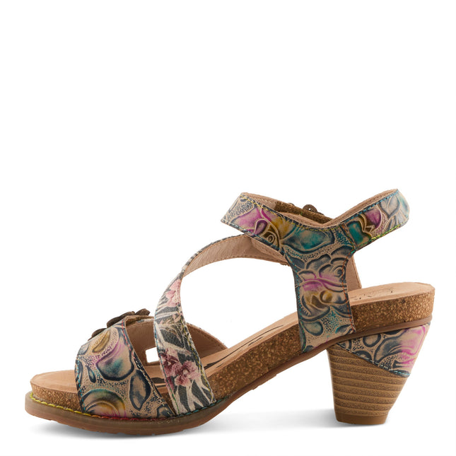 L'ARTISTE SHESFAB WOMEN SANDALS - Navy Multi