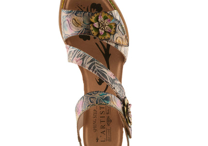 L'ARTISTE SHESFAB WOMEN SANDALS - Navy Multi