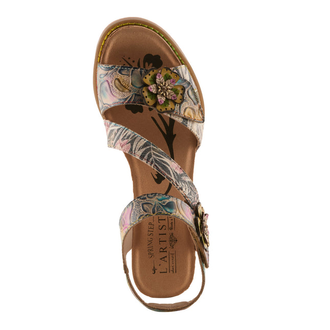 L'ARTISTE SHESFAB WOMEN SANDALS - Navy Multi