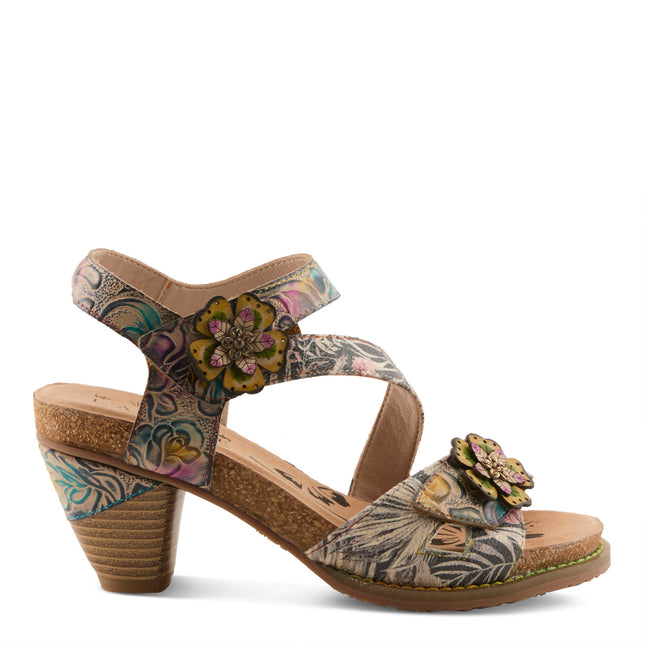 L'ARTISTE SHESFAB WOMEN SANDALS - Navy Multi