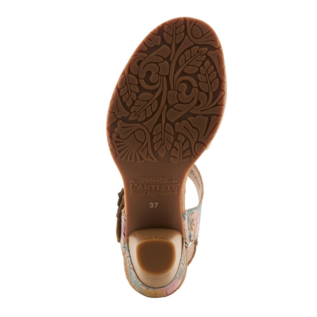 L'ARTISTE SHESFAB WOMEN SANDALS - Navy Multi