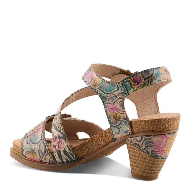 L'ARTISTE SHESFAB WOMEN SANDALS - Navy Multi