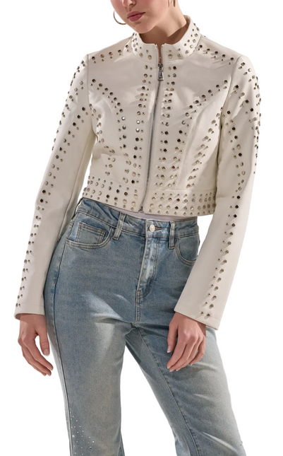 AZALEA WANG SILVINA WOMEN COATS - White