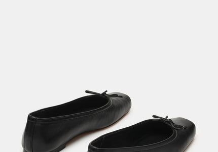 STEVE MADDEN ELEVE Black Leather