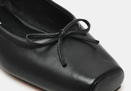 STEVE MADDEN ELEVE Black Leather