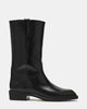 Black Leather / 6 / Medium