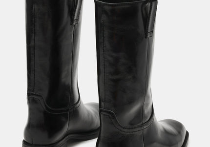 STEVE MADDEN PRIMO Black Leather