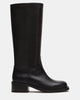 Black Leather / 6 / Medium