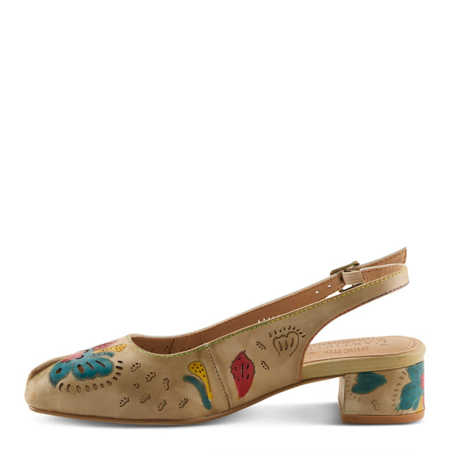 L'ARTISTE STREETPEEP WOMEN SLINGBACK - Beige Multi