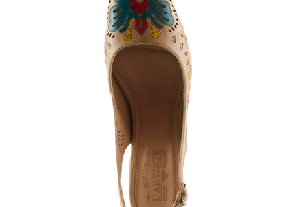 L'ARTISTE STREETPEEP WOMEN SLINGBACK - Beige Multi