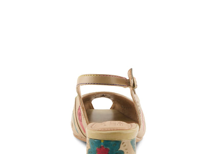 L'ARTISTE STREETPEEP WOMEN SLINGBACK - Beige Multi