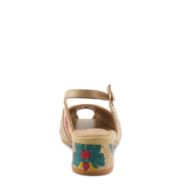 L'ARTISTE STREETPEEP WOMEN SLINGBACK - Beige Multi