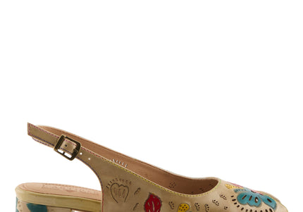 L'ARTISTE STREETPEEP WOMEN SLINGBACK - Beige Multi