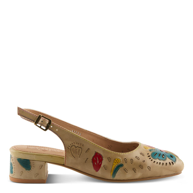 L'ARTISTE STREETPEEP WOMEN SLINGBACK - Beige Multi