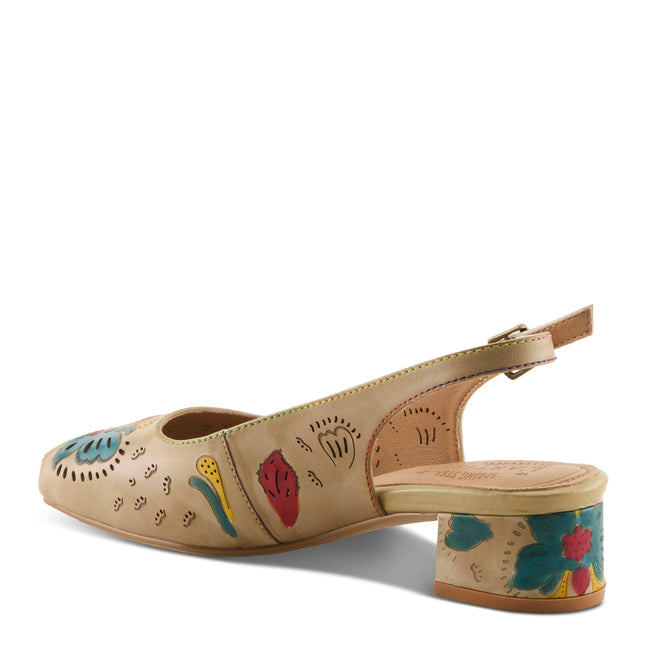 L'ARTISTE STREETPEEP WOMEN SLINGBACK - Beige Multi