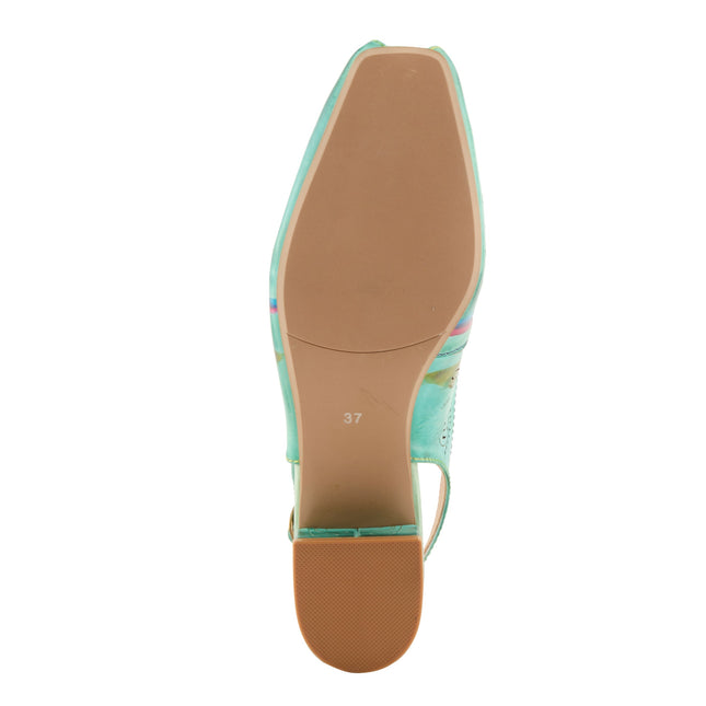 L'ARTISTE STREETPEEP WOMEN SLINGBACK - Mint Green Multi