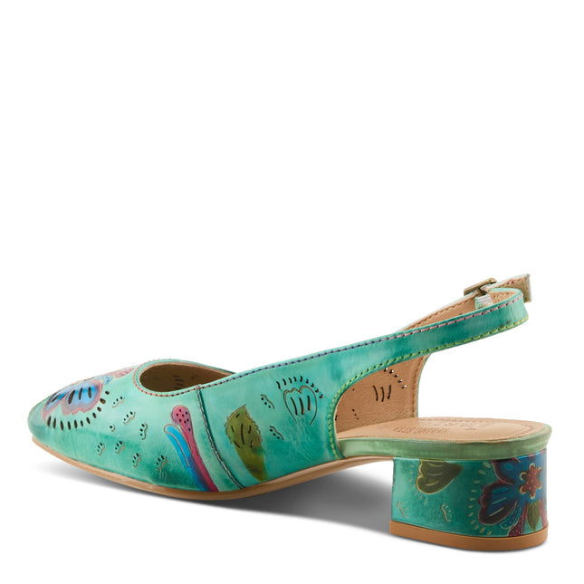 L'ARTISTE STREETPEEP WOMEN SLINGBACK - Mint Green Multi