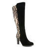 Black Multi Suede