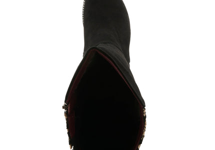 L'ARTISTE SULTANA WOMEN BOOTS  - Black Multi Suede