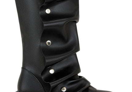 AZALEA WANG SYBEL WOMEN BOOTS - Black