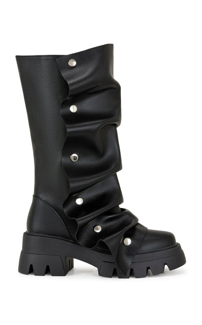 AZALEA WANG SYBEL WOMEN BOOTS - Black