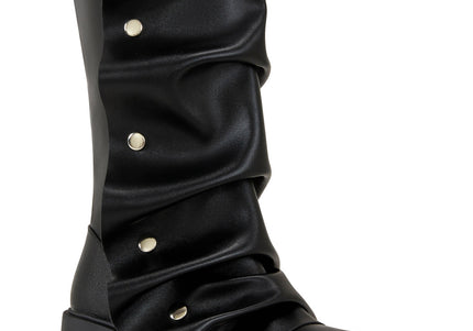 AZALEA WANG SYBEL WOMEN BOOTS - Black