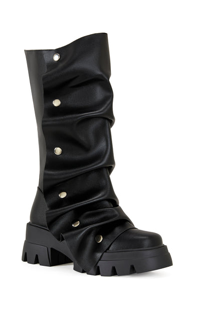 AZALEA WANG SYBEL WOMEN BOOTS - Black